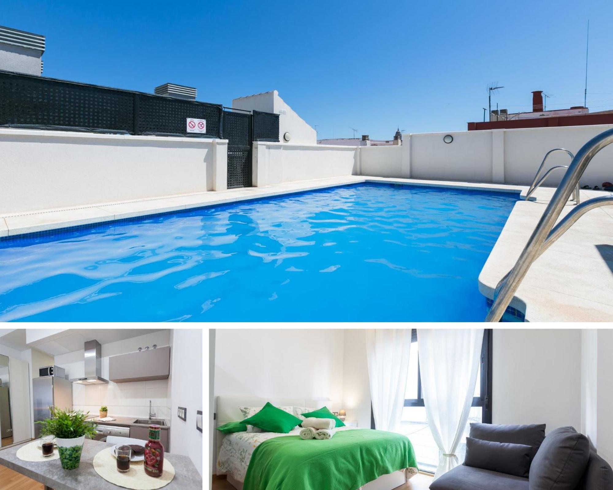 Romantico Estudio Con Piscina Appartement *